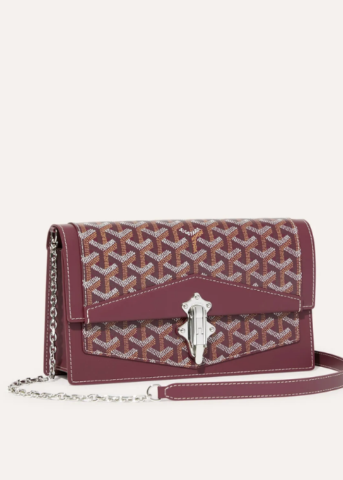 Goyard Duchesse Marie-Caroline Bag in the Burgundy colorway