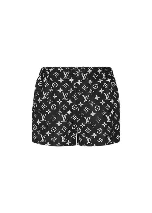 Stencil-effect Monogram Shorts