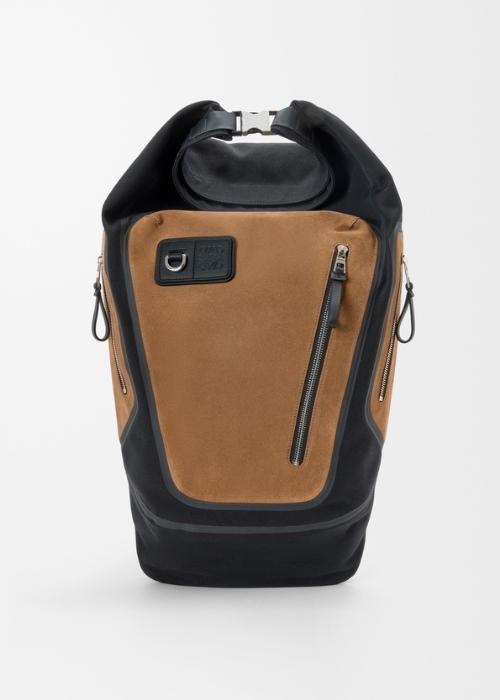 LOEWE Flex Roll-Top Backpack in Canvas and Suede 