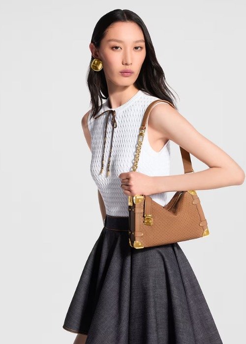 Louis Vuitton Side Trunk MM Minigram Edition in Noisette 